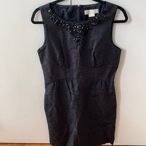 Michael Michael Kors embellished black dress